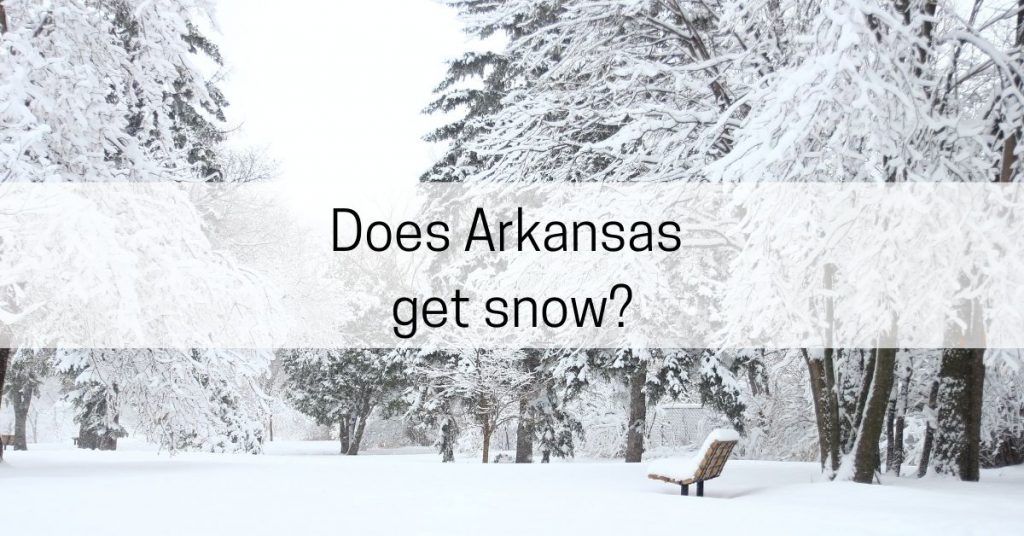 does arkansas get snow