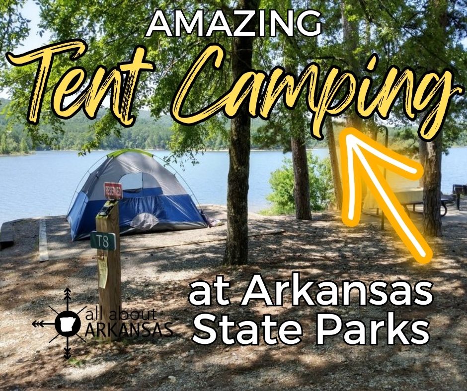 tent camping arkansas state parks