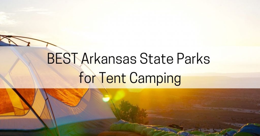 tent camping at arkansas state parks