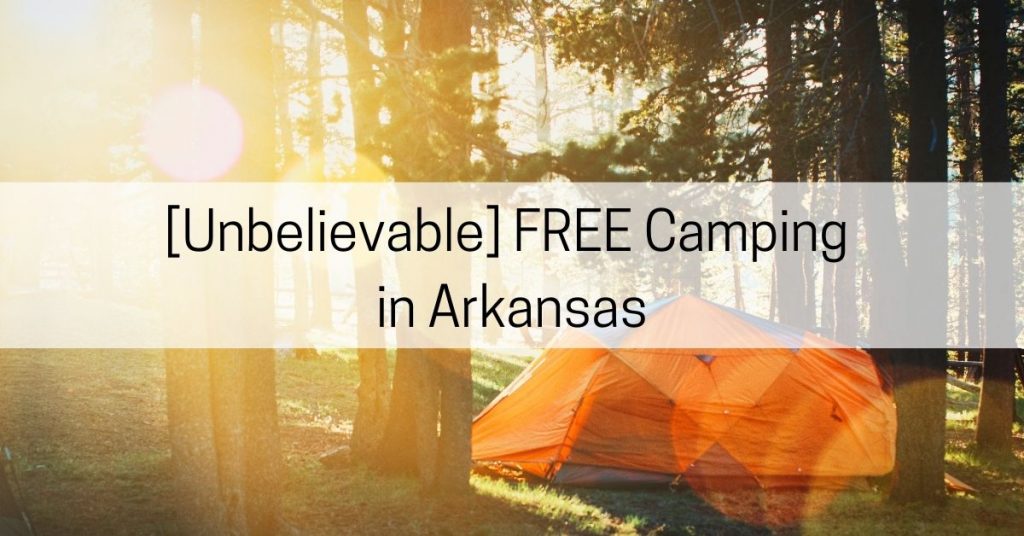 free camping arkansas
