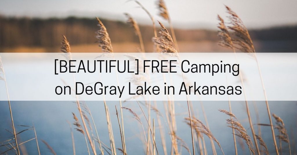 free places to camp on degray lake arkansas