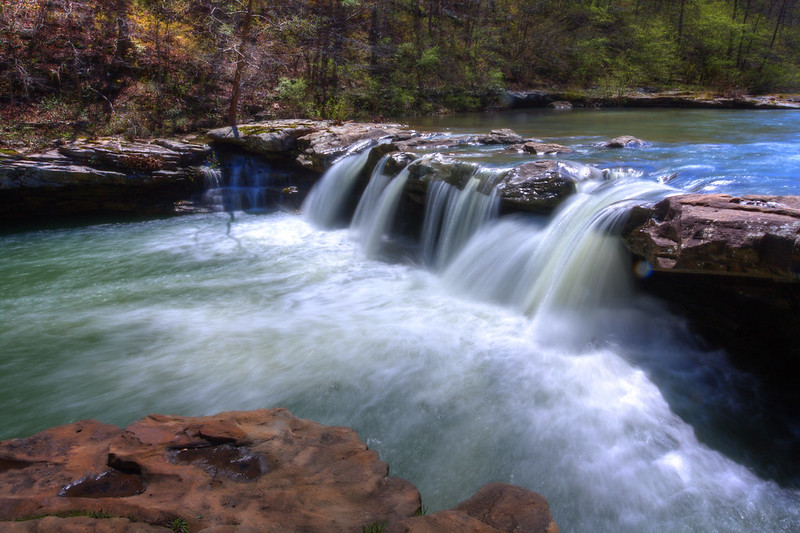 King's River Falls swimming hole in Arkansas
