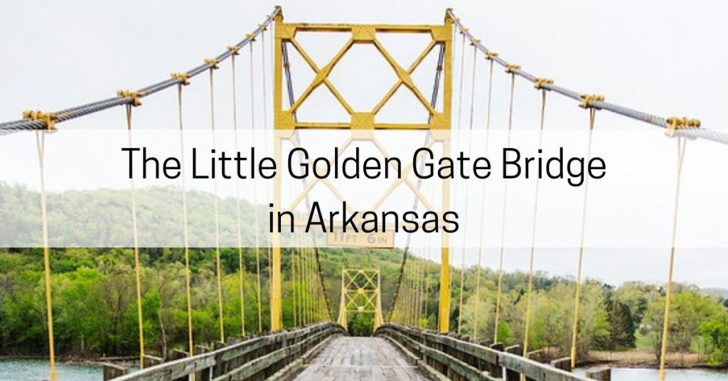 little golden gate bridge in arkansas