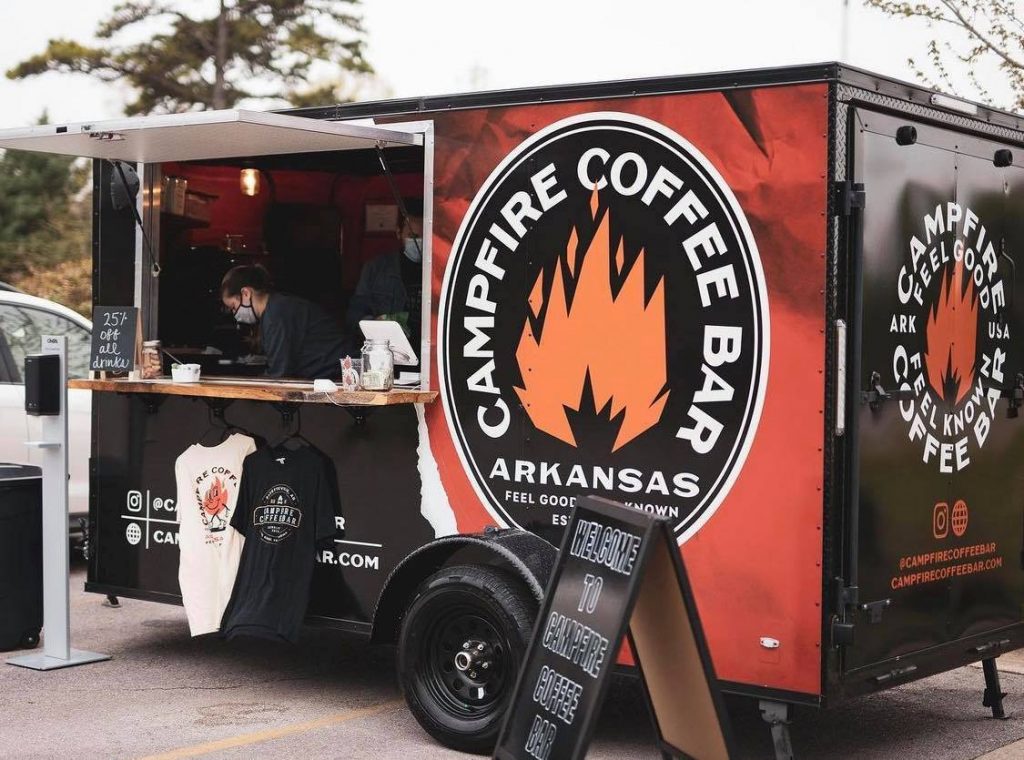 best coffee shop in Fayetteville Arkansas - campfire coffee bar