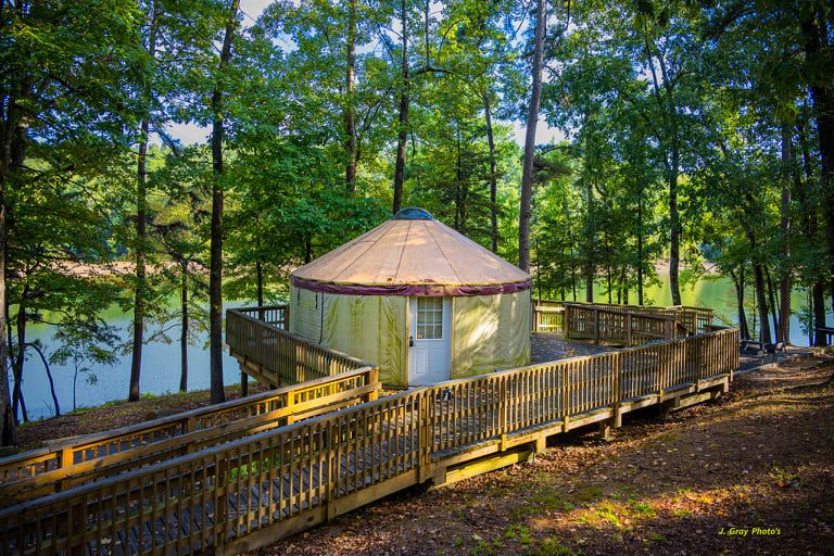 Road trip idea - stay in an Arkansas yurt!