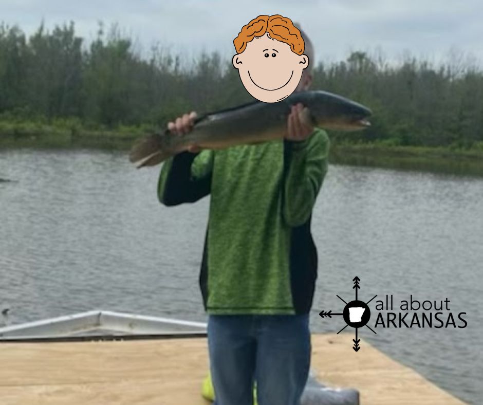 Grinnel caught in Arkansas by a friend's son.