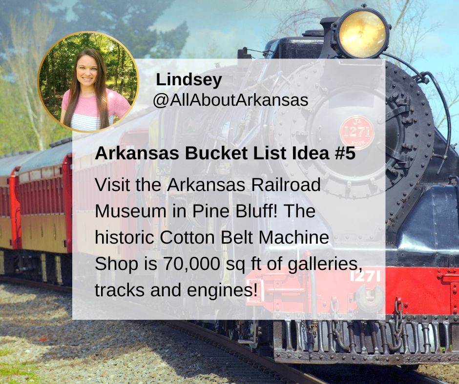 Arkansas railroad museum bucket list