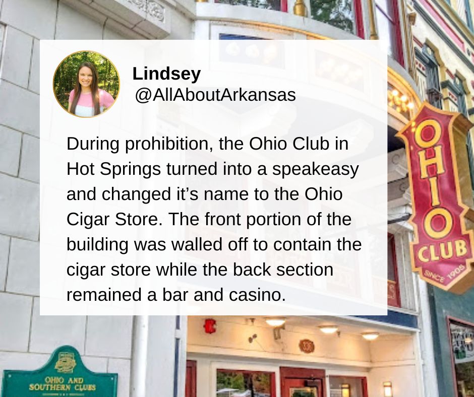 The Ohio Club in Hot Springs Arkansas