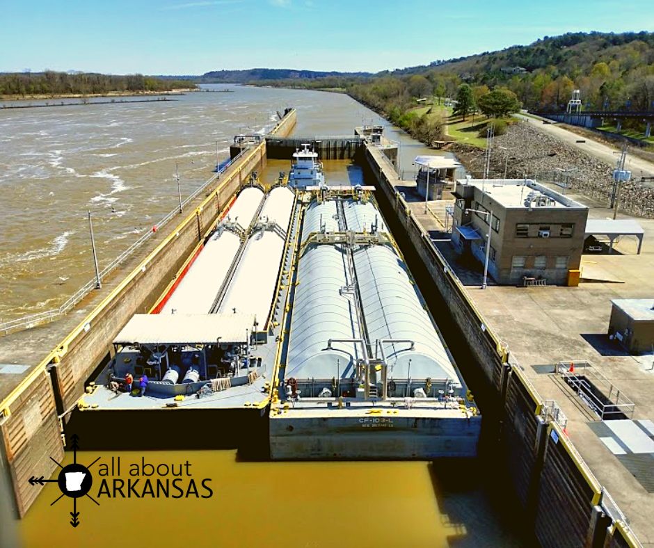 Murray Lock and Dam in Arkansas