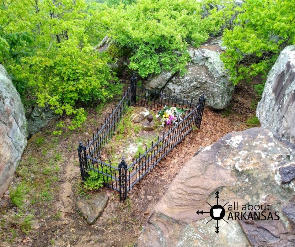 This is the grave of Petit Jean - Adrienne DuMont