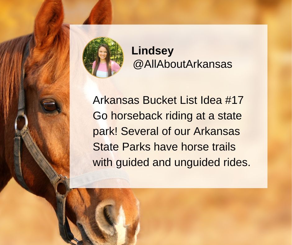 Horseback riding in Arkansas