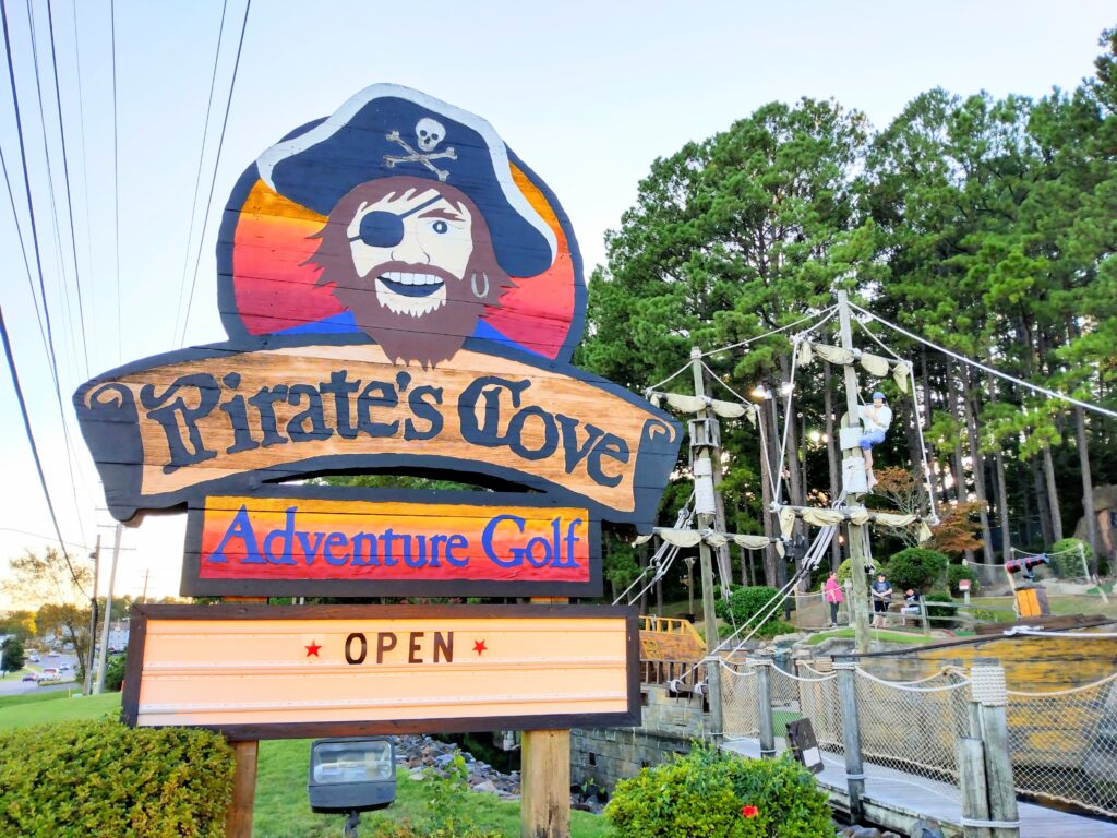 Pirate's Cove Putt Putt in Hot Springs