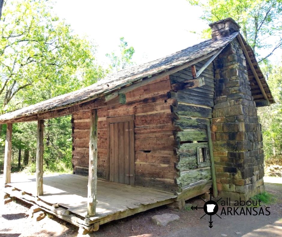 Old Pioneer Cabin at Petit Jean State Park