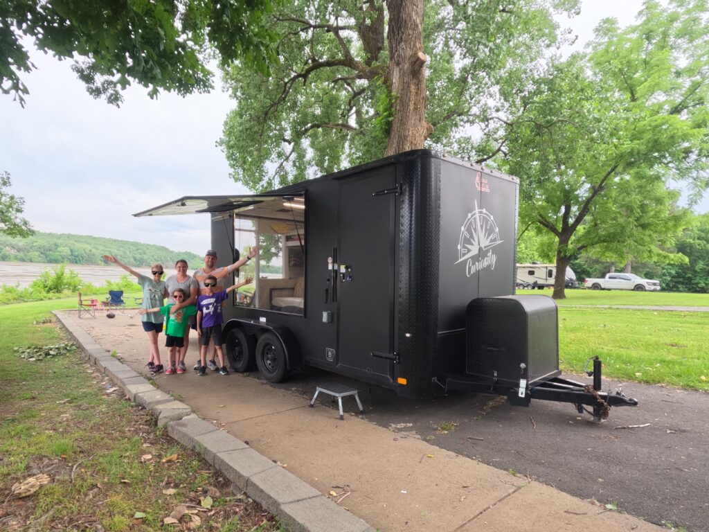 All About Arkansas cargo camper conversion